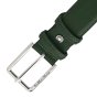 GIANMARCO VENTURI Genuine Leather Belt, Unisex for Men and Women, Made in Italy, Shortenable, 3.5 cm, With Box — back view