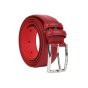 GIANMARCO VENTURI Genuine Leather Belt, Unisex for Men and Women, Made in Italy, Shortenable, 3.5 cm, With Box — view 7