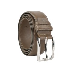 GIANMARCO VENTURI Cinturón en Piel Auténtica, Unisex para Hombre y Mujer, Made In Italy, Acortable, 3,5 cm, Con Caja 2