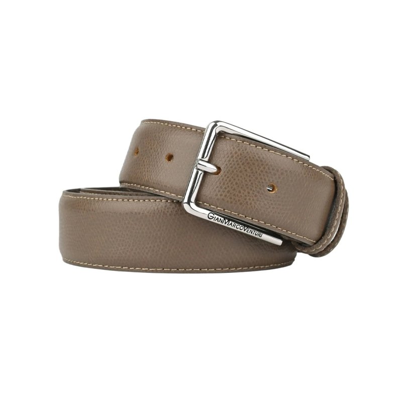 GIANMARCO VENTURI Gürtel aus Echtleder, Unisex für Herren und Damen, Made in Italy, Kürzbar, 3,5 cm, Mit Box — Ansicht 14