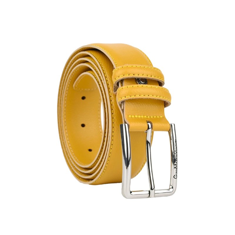 GIANMARCO VENTURI Ceinture en Cuir Véritable, Unisexe pour Homme et Femme, Made in Italy, Raccourcissable, 3,5 cm, … — vue 19