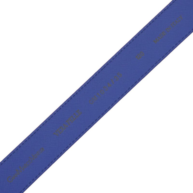 GIANMARCO VENTURI Genuine Leather Belt, Unisex for Men and Women, Made in Italy, Shortenable, 3.5 cm, With Box — view 42