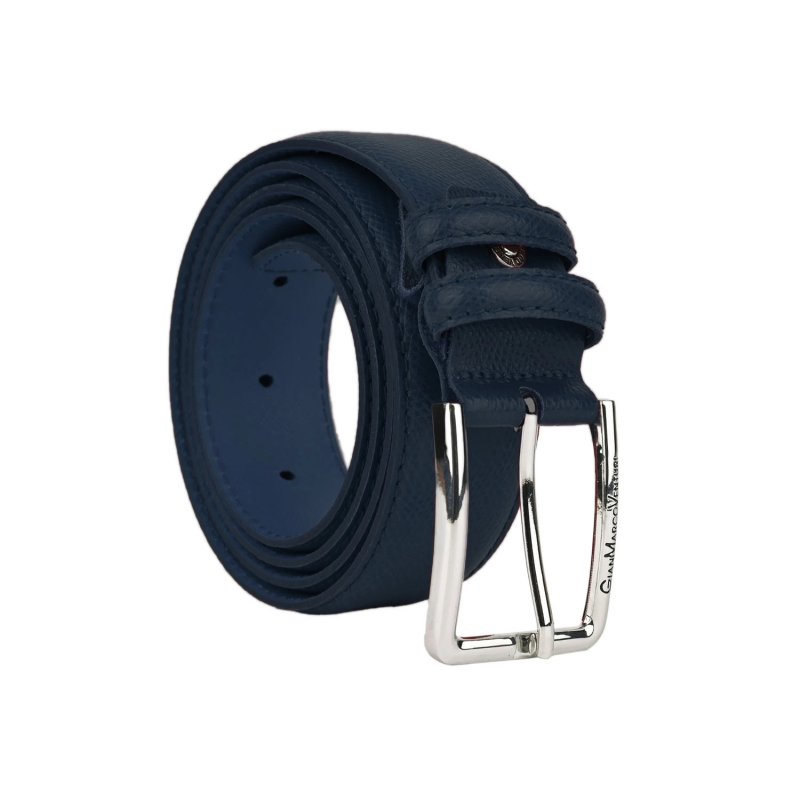 GIANMARCO VENTURI Ceinture en Cuir Véritable, Unisexe pour Homme et Femme, Made in Italy, Raccourcissable, 3,5 cm, … — vue 43