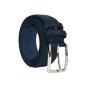 GIANMARCO VENTURI Cinturón en Piel Auténtica, Unisex para Hombre y Mujer, Made In Italy, Acortable, 3,5 cm, Con C… — vista 43