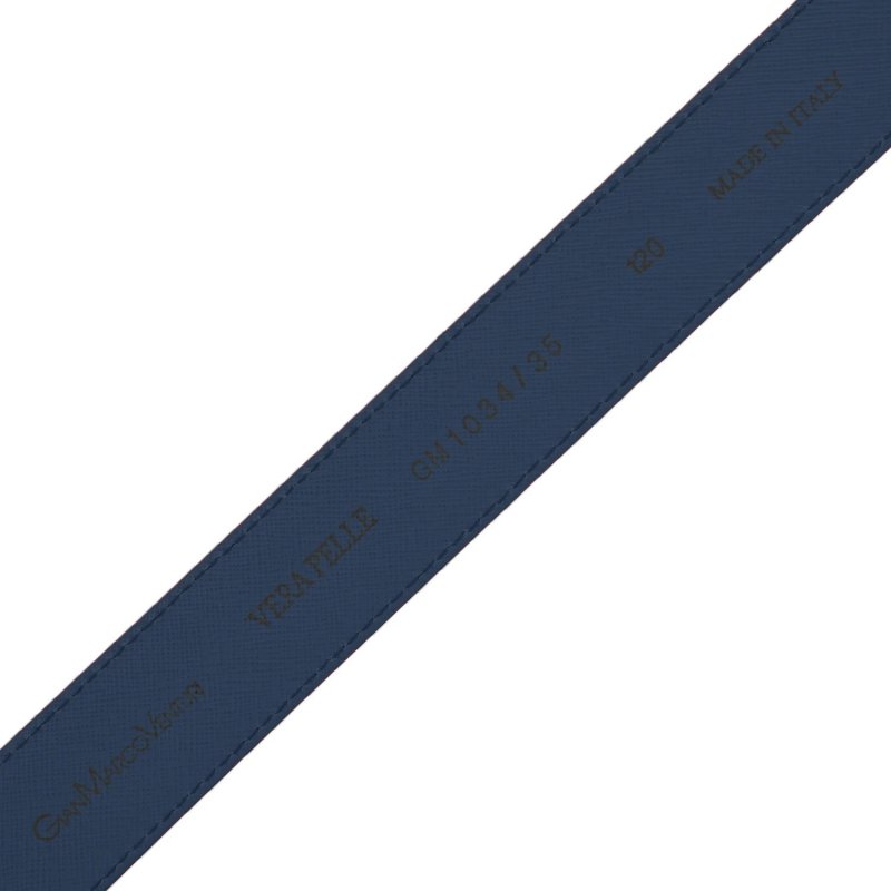 GIANMARCO VENTURI Ceinture en Cuir Véritable, Unisexe pour Homme et Femme, Made in Italy, Raccourcissable, 3,5 cm, … — vue 48
