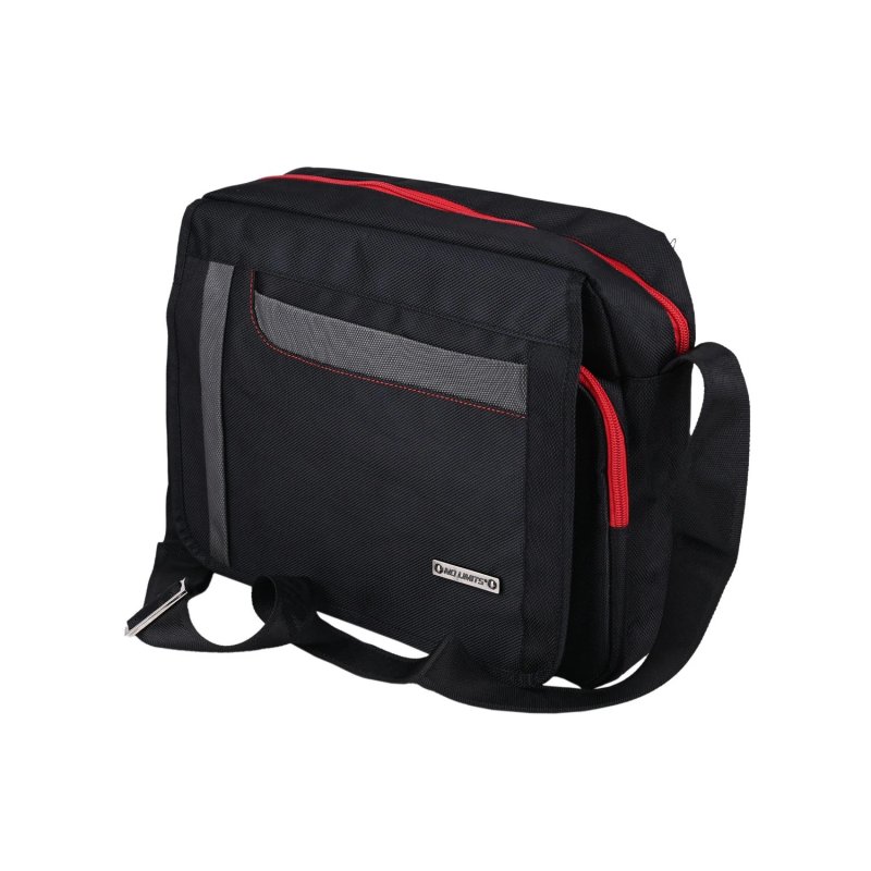 No Limits Bolso Compacto para Ordenador Portátil, Bolsillos Accesorios, Hombre y Mujer, Correa Ajustable