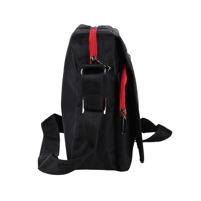 No Limits Sac Compact pour Ordinateur Portable, Poches Accessoires, Homme et Femme, Bandoulière Réglable — détail logo