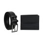 Lancetti Men's Gift Set: Belt with Genuine Leather Lining and PU Exterior, Genuine Leather Wallet — view 8