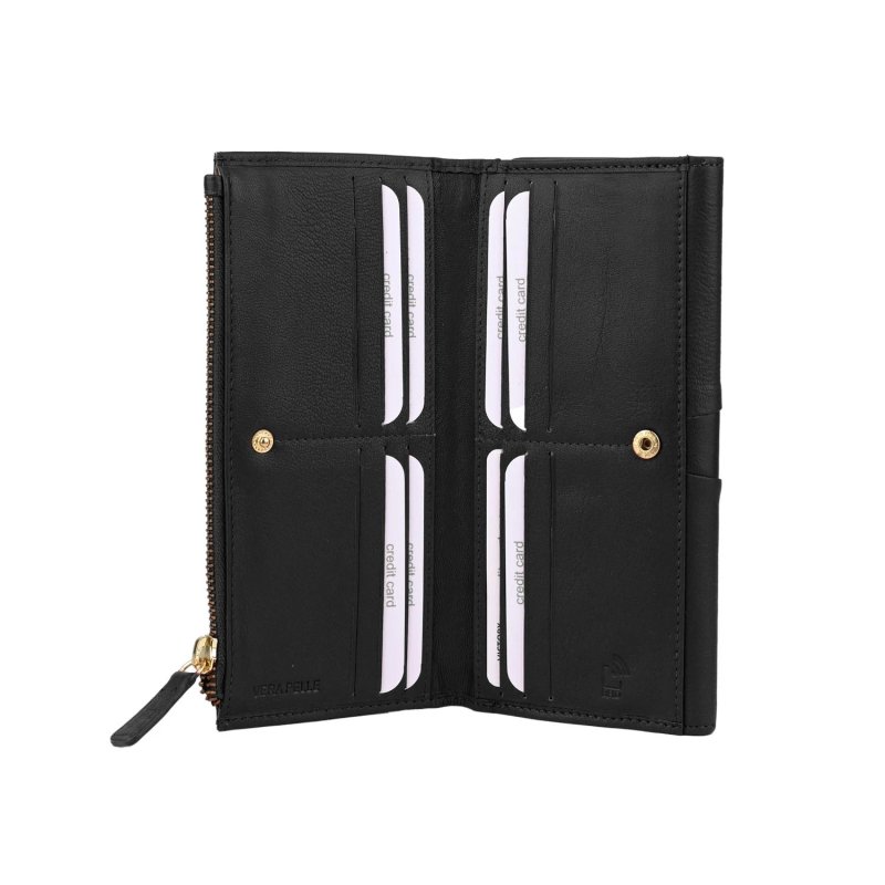 Laura Biagiotti Women's Spacious Genuine Leather Wallet, With Gift Box — view 11