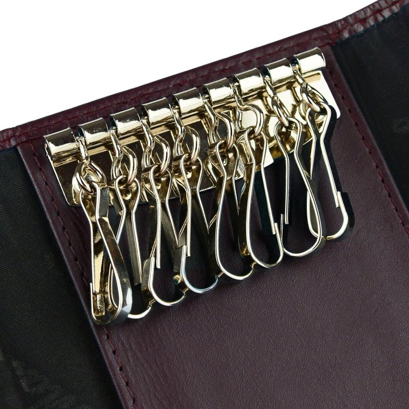 CONTE MASSIMO Étui à Clés Fin pour Homme et Femme en Cuir Véritable — vue 52