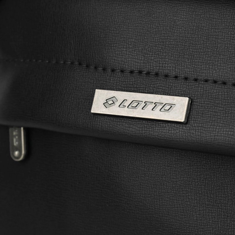 Lotto Men's Crossbody Bag With Adjustable Shoulder Strap, In Faux Leather, Multi-Pocket — view 21