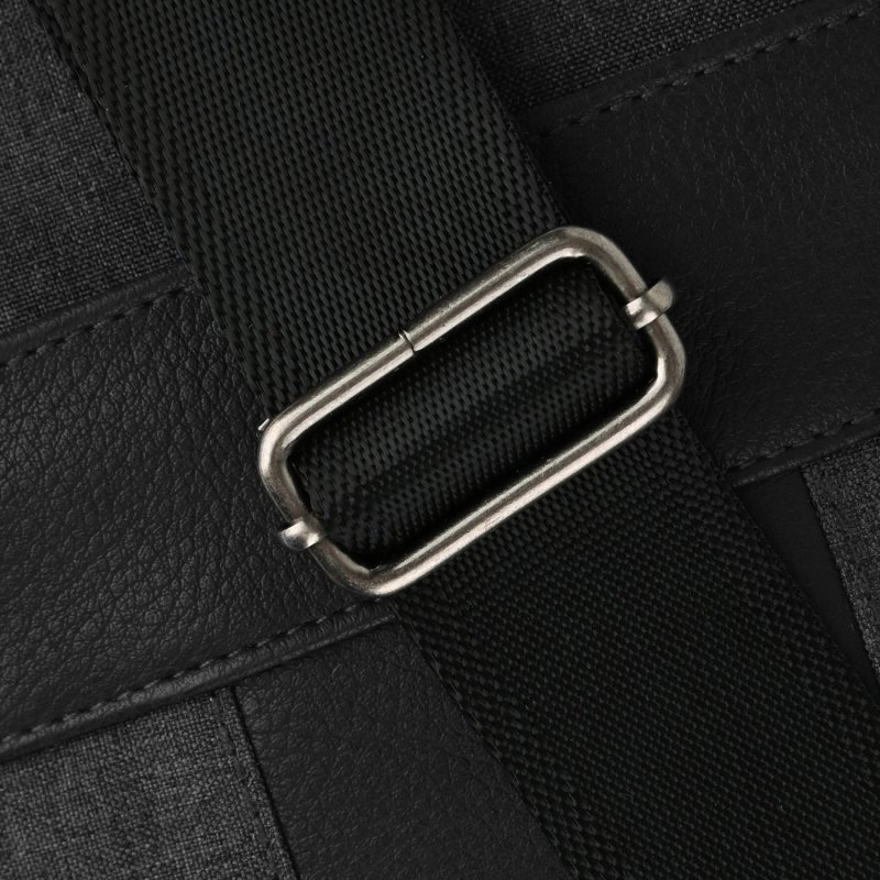 Lotto Men's Crossbody Bag With Adjustable Shoulder Strap, In Faux Leather, Multi-Pocket — view 11