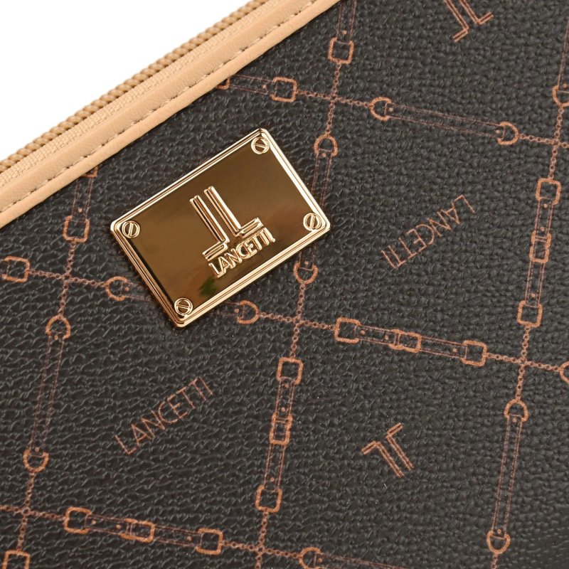 Lancetti Portefeuille Femme Spacieux en Similicuir PU avec Boîte Cadeau — détail