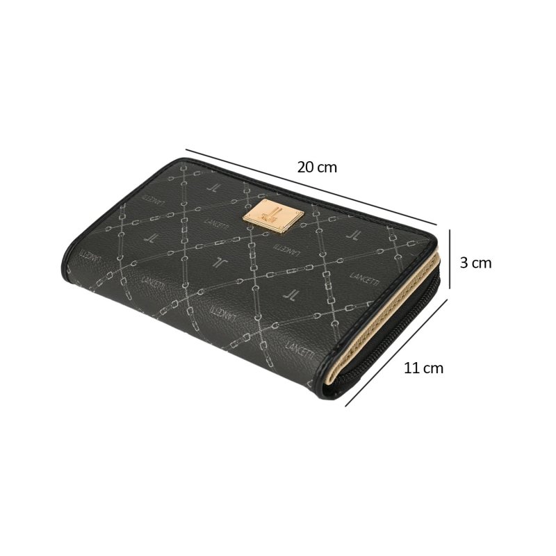 Lancetti Cartera Mujer Espaciosa de Piel Sintética PU con Caja de Regalo — vista 10