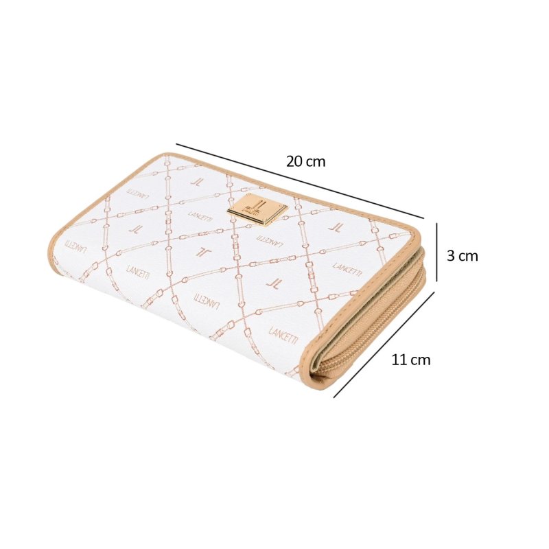 Lancetti Cartera Mujer Espaciosa de Piel Sintética PU con Caja de Regalo — vista 16
