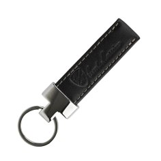 Conte Massimo Porte-Clés en Cuir Véritable, Languette à Coutures Apparentes 2