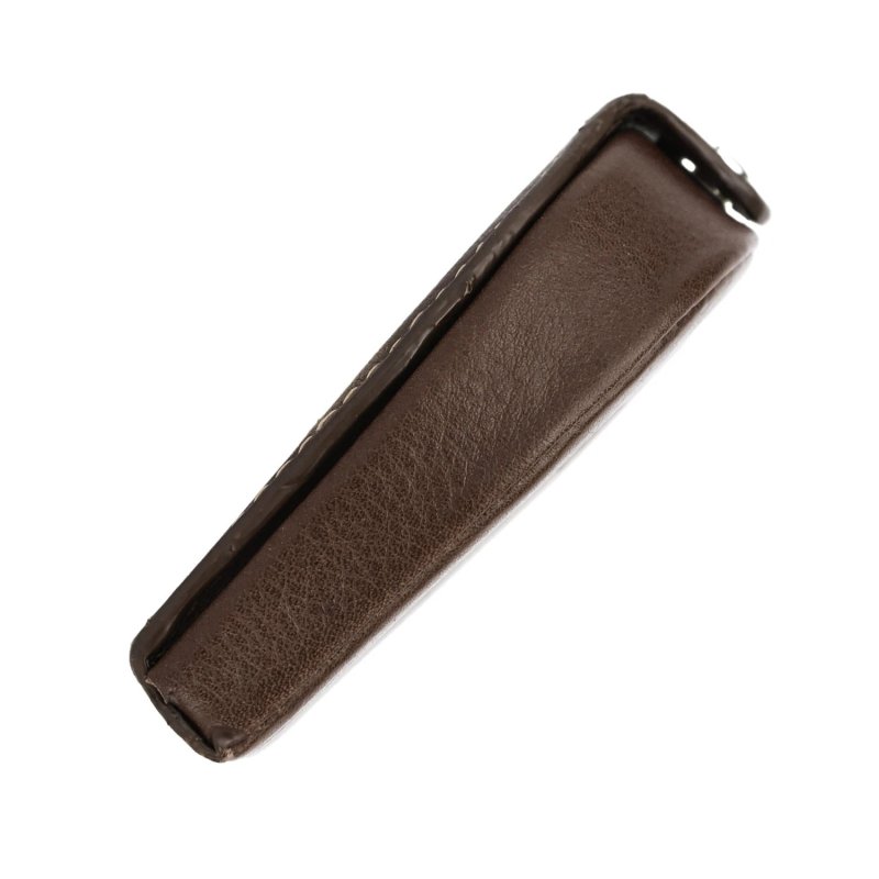 CONTE MASSIMO Coin Purse, Euro Coin Holder, Men's, Genuine Leather With Button — view 59