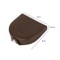 CONTE MASSIMO Coin Purse, Euro Coin Holder, Men's, Genuine Leather With Button — view 56