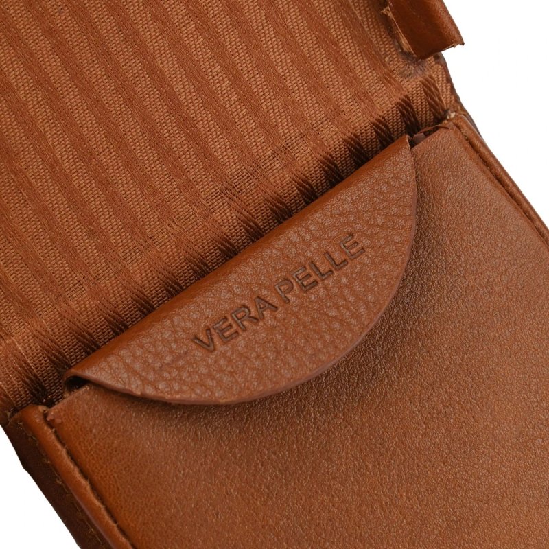 CONTE MASSIMO Coin Purse, Euro Coin Holder, Men's, Genuine Leather With Button — view 63