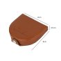 CONTE MASSIMO Coin Purse, Euro Coin Holder, Men's, Genuine Leather With Button — view 62