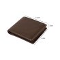 Conte Massimo, Portefeuille Homme en Cuir Véritable, avec Poche à Monnaie, PROTECTION RFID, Boîte — vue 15