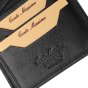 Conte Massimo Herren-Brieftasche aus echtem Leder, Vertikal, Kartenetui, mit Münzfach, RFID-SCHUTZ, Box — Ansicht 11