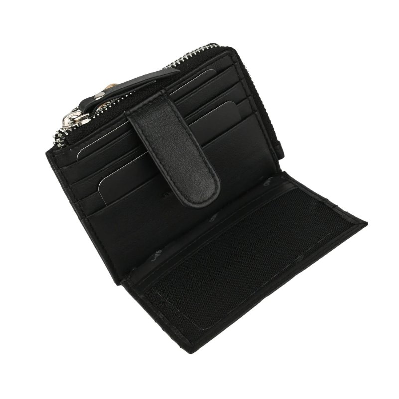 Conte Massimo Tarjetero en Piel Auténtica, para Tarjetas y Billetes, Fino y Minimalista, con Caja 10PL — vista trasera