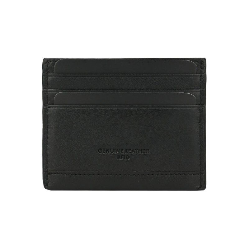 Conte Massimo Kartenetui aus echtem Leder, für Karten und Banknoten, Schlank und Minimalistisch, mit Box 137… — Vorderansicht