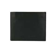 Conte Massimo Men's Wallet in Genuine Leather, Slim Card Holder, Without Coin Pocket, With Box