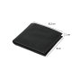 Conte Massimo Men's Wallet in Genuine Leather, Slim Card Holder, Without Coin Pocket, With Box — back view