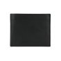 Conte Massimo Men's Wallet in Genuine Leather, Slim Card Holder, With Coin Pocket, With Box