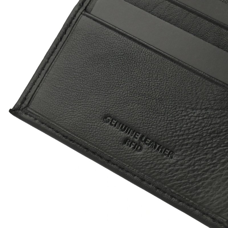 Conte Massimo Portefeuille Homme en Cuir Véritable, Porte-Cartes Slim, Avec Porte-Monnaie, avec Boîte — détail