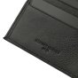 Conte Massimo Men's Wallet in Genuine Leather, Slim Card Holder, With Coin Pocket, With Box — detail