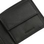 Conte Massimo Herren-Geldbörse aus echtem Leder, Slim Kartenfach, Mit Münzfach, mit Box — Logo-Detail