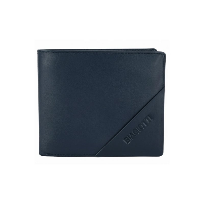 BIAGIOTTI UOMO, Portefeuille Homme en Cuir Véritable, Sans Porte-monnaie et Boîte Cadeau