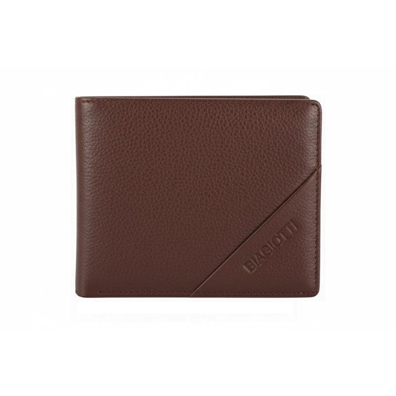 BIAGIOTTI UOMO, Portefeuille Homme en Cuir Véritable, Slim avec Porte-monnaie et Boîte Cadeau — vue 15