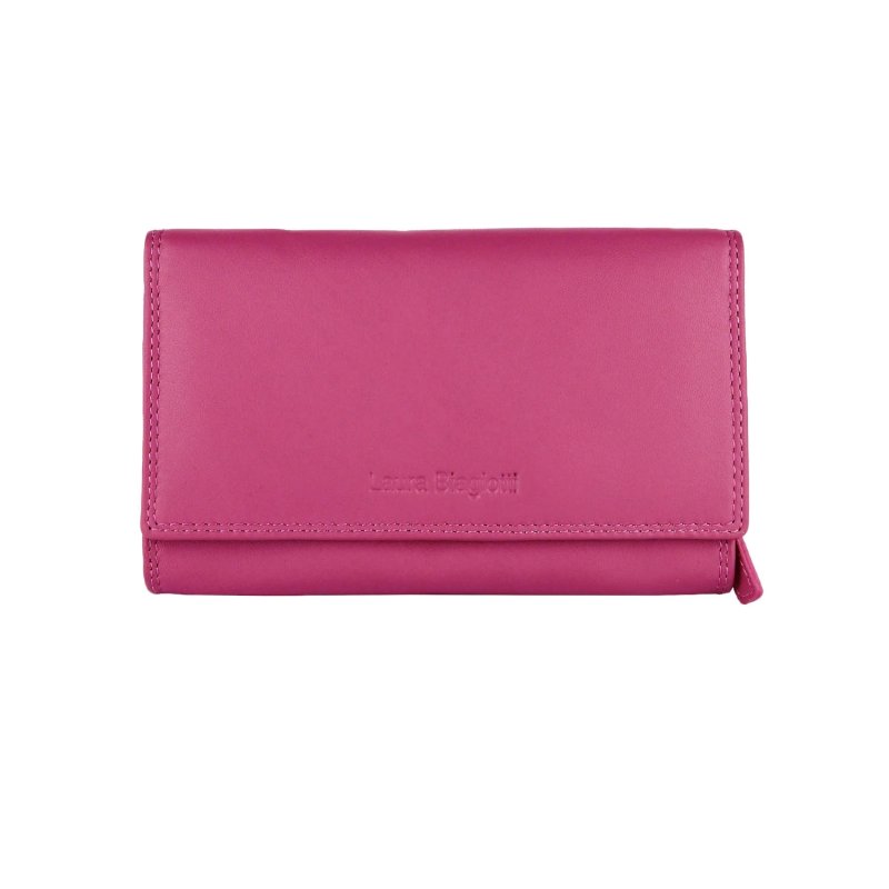 Laura Biagiotti Portefeuille Femme en Cuir Véritable, Spacieux, avec Boîte Cadeau 155 — vue 69
