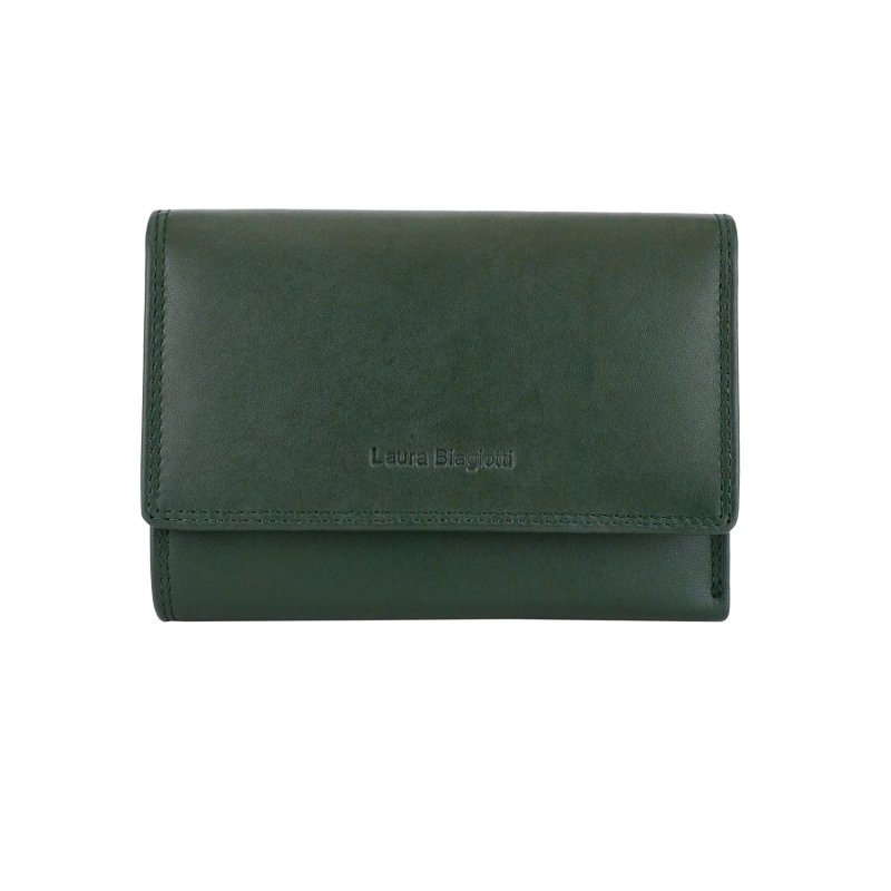 Laura Biagiotti Portefeuille Femme en Cuir Véritable, Compact, avec Boîte Cadeau 156 — vue 57
