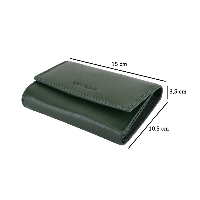 Laura Biagiotti Women's Wallet in Genuine Leather, Compact, With Gift Box 156 — view 62