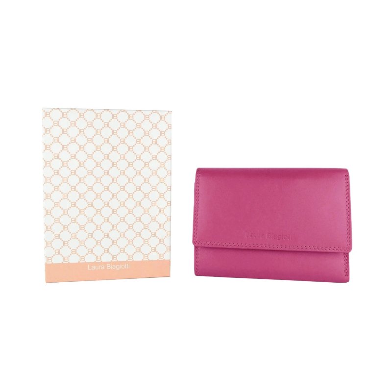 Laura Biagiotti Women's Wallet in Genuine Leather, Compact, With Gift Box 156 — view 70