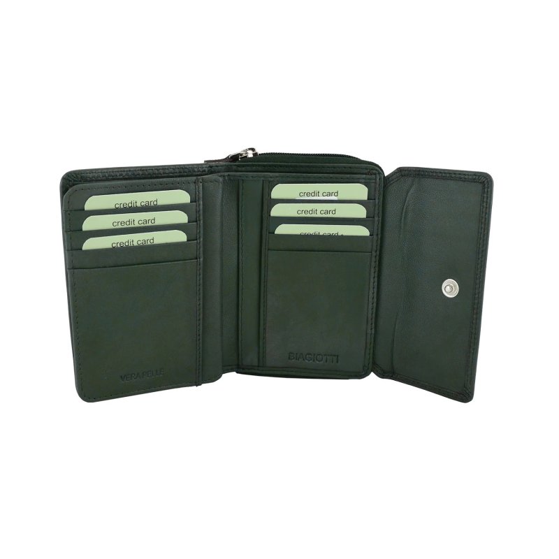 Laura Biagiotti Geldbörse Damen aus echtem Leder, Geräumig, mit Geschenkbox 208 — Ansicht 62