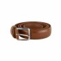 Conte Massimo Ceinture Homme en Cuir Véritable avec Coutures, Raccourcissable, Hauteur 3 cm — vue 23