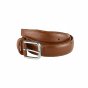 Conte Massimo Men's Belt in Genuine Leather With Stitching, Can Be Shortened, 3 cm High — view 24