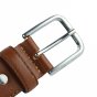 Conte Massimo Men's Belt in Genuine Leather With Stitching, Can Be Shortened, 3 cm High — view 25
