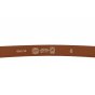 Conte Massimo Men's Belt in Genuine Leather With Stitching, Can Be Shortened, 3 cm High — view 26