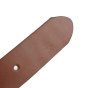 Conte Massimo Men's Belt in Vegetable-Tanned Leather, Seamless, Can Be Shortened, 3.5 cm — view 26