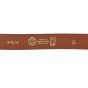 Conte Massimo Men's Belt in Vegetable-Tanned Leather, Seamless, Can Be Shortened, 3.5 cm — view 27