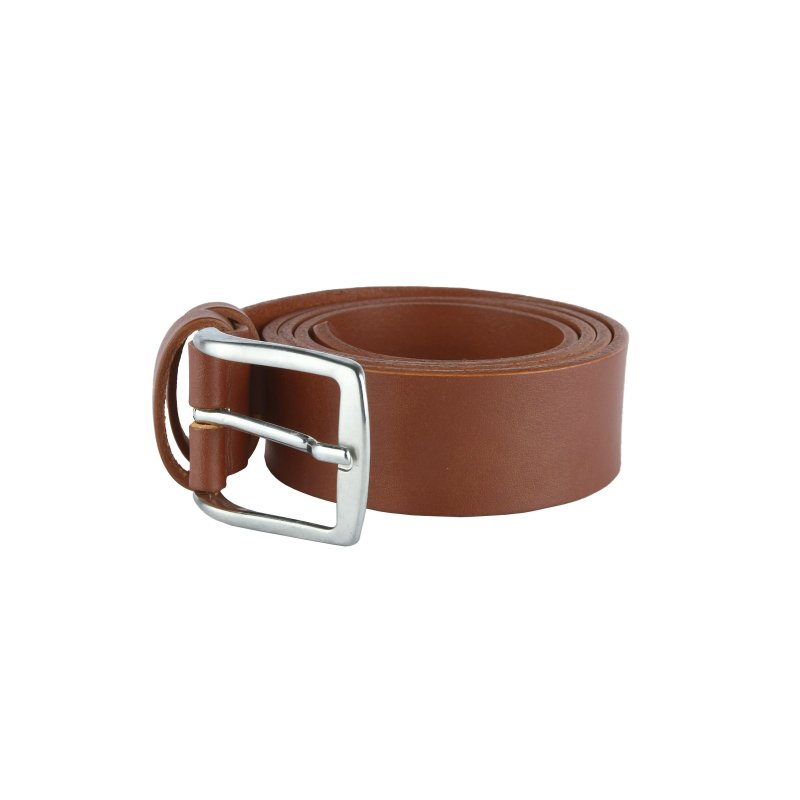 Conte Massimo Ceinture Homme en Cuir (Tannage Végétal), Sans Coutures, Raccourcissable, Hauteur 3,5 cm — vue 28