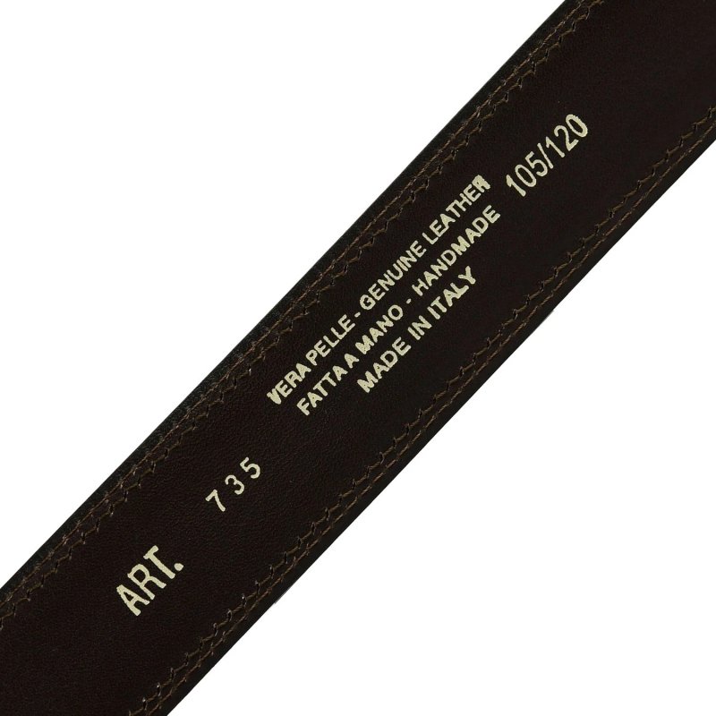 Conte Massimo Herrengürtel aus Echtleder, 3 cm, Made in Italy, Kürzbar — Ansicht 20