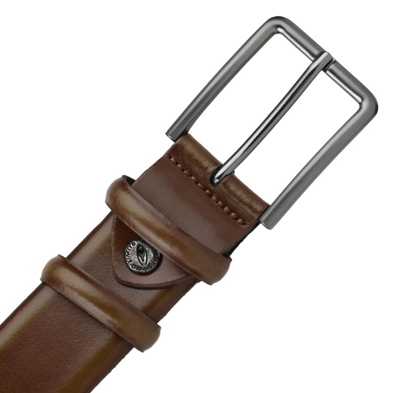 No Limits Men's Belt In Genuine Leather, Made in Italy, Classic Seamless And Shortenable, Nickel Free, 3.5 cm With … — view 9